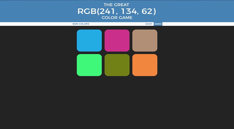 RGB Color Game